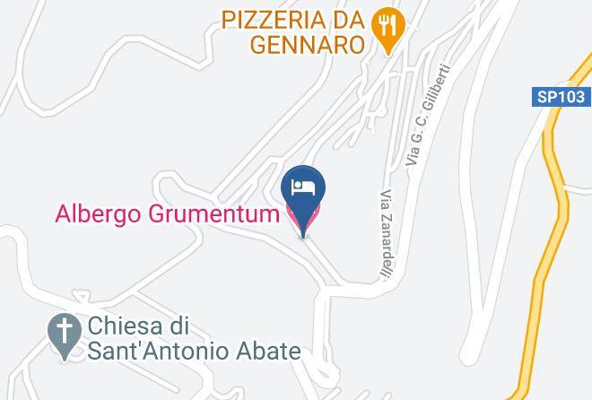 Potenza - Albergo Grumentum Maps