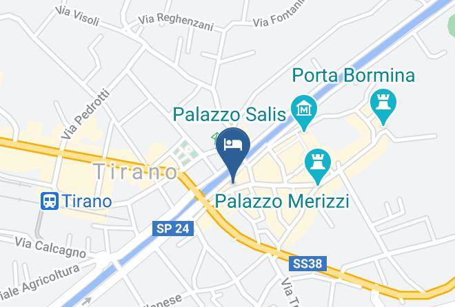 Sondrio - Albergo Gusmeroli Maps