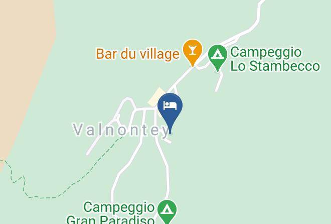 Aosta - Albergo Herbetet Maps