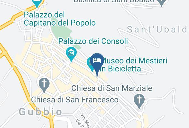 Perugia - Albergo Hotel Bosone Palace Maps