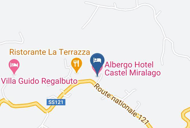 Enna - Albergo Hotel Castel Miralago Maps