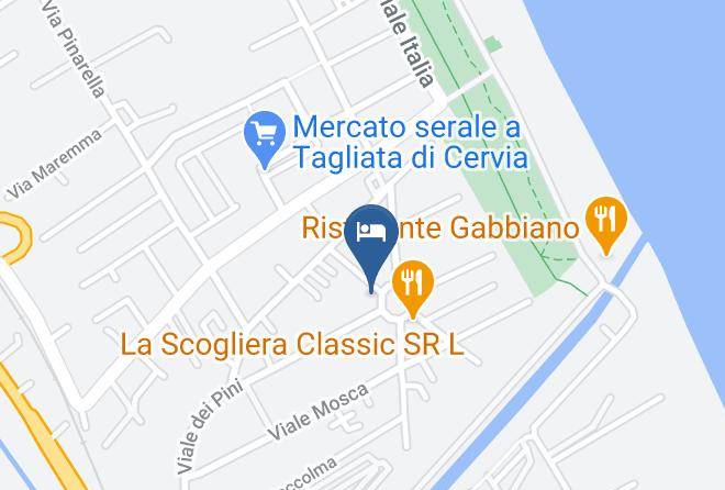 Forli - Albergo Hotel Clipper Maps