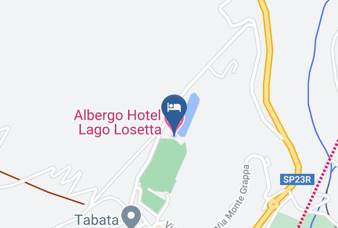 Turin - Albergo Hotel Lago Losetta Maps