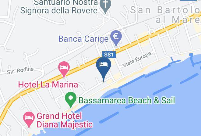 Imperia - Albergo Hotel Le Palme Maps