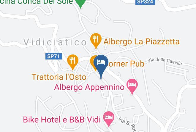 Bologna - Albergo Hotel Lory Di Isabella Caselli & C Maps
