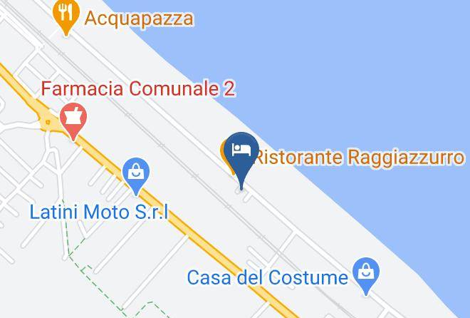 Ancona - Albergo Hotel Primavera Senigallia Maps