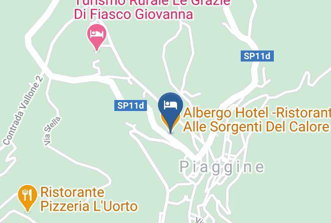 Salerno - Albergo Hotel Ristorante Alle Sorgenti Del Calore Maps