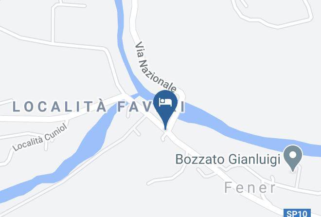 Albergo Hotel Ristorante Tegorzo Map