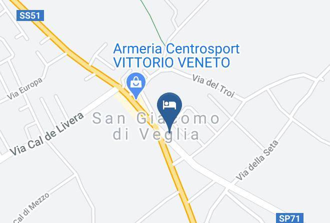 Treviso - Albergo Hotel Sanson Maps