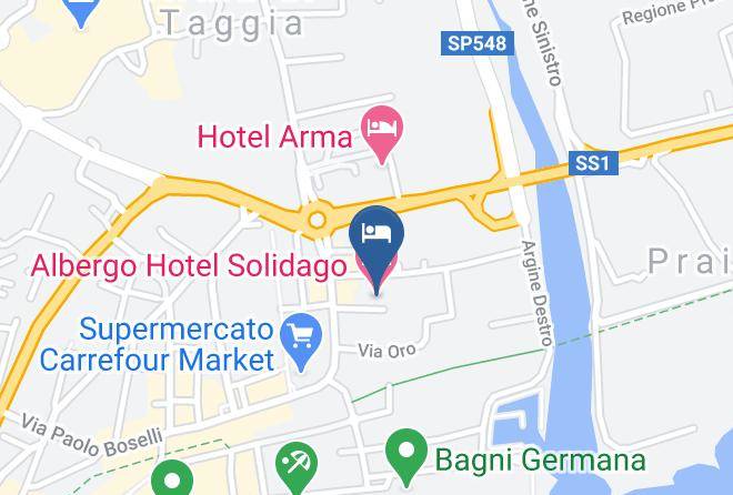 Imperia - Albergo Hotel Solidago Maps