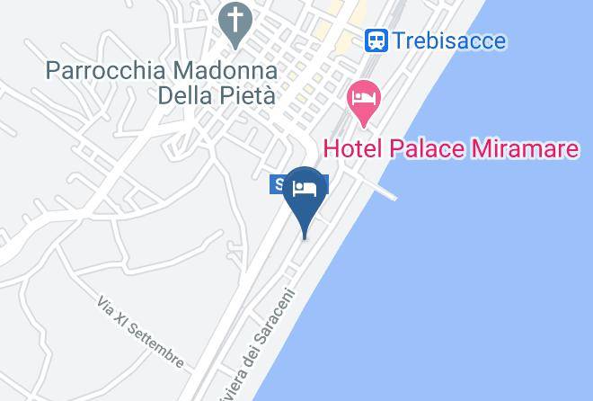 Cosenza - Albergo Hotel Stellato Maps