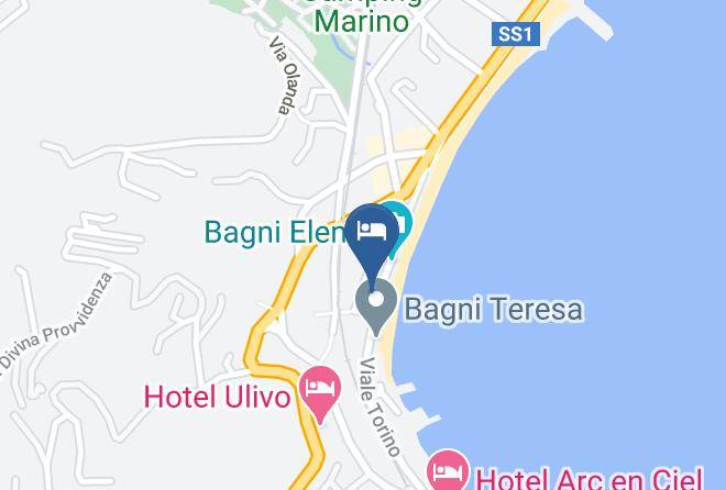 Imperia - Albergo Hotel Tina Maps