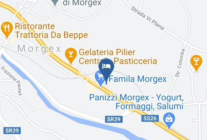 Aosta - Albergo Hotel Valdigne Chatel E & C Snc Maps