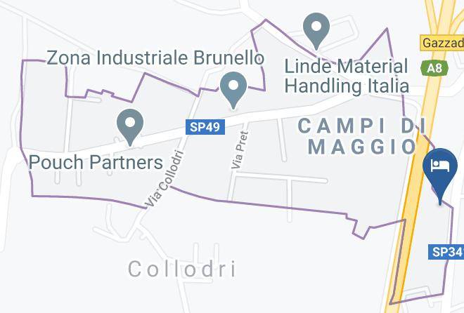 Varese - Albergo Hotel Verbano 2000 Maps