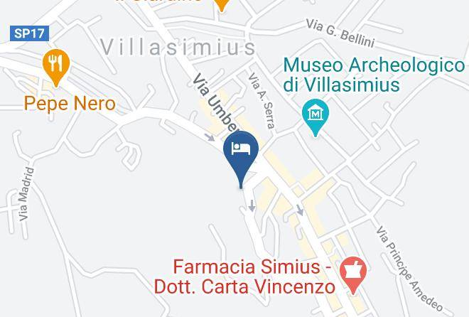 Province Of South Sardinia - Albergo I Graniti Maps
