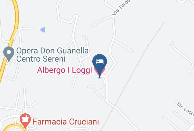 Perugia - Albergo I Loggi Maps