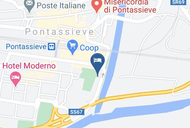 Florence - Albergo I Villini Maps