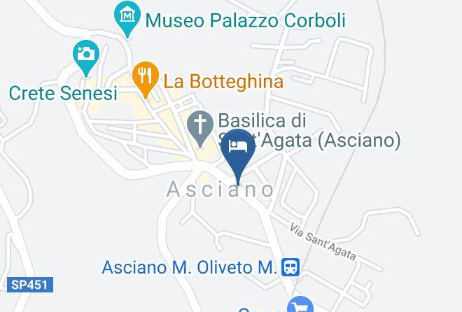 Siena - Albergo Il Bersagliere Maps