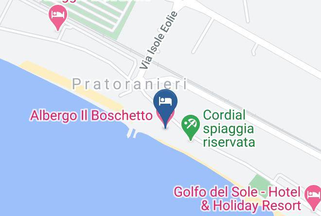Grosseto - Albergo Il Boschetto Maps