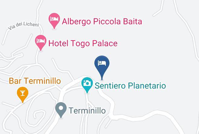 Rieti - Albergo Il Bucaneve Maps