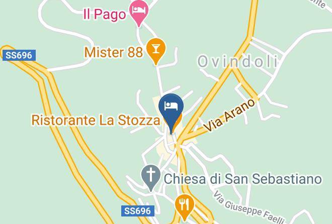 L Aquila - Albergo Il Cacciatore Maps