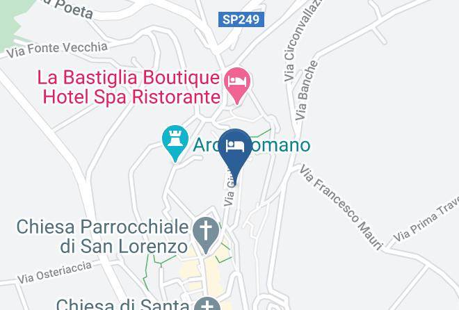 Perugia - Albergo Il Cacciatore Maps