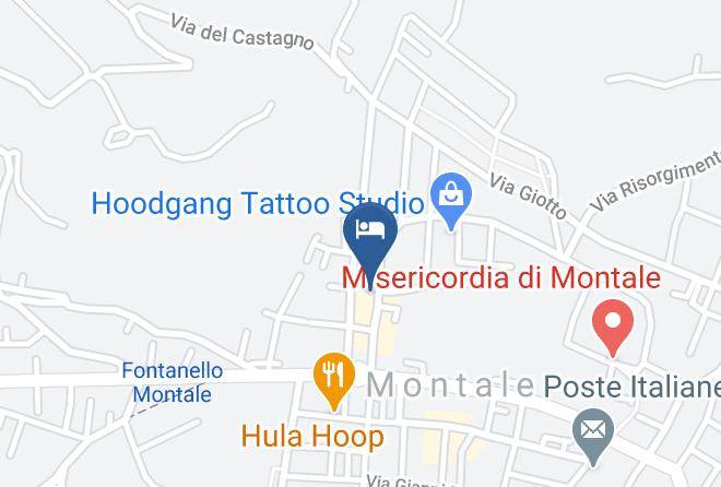 Pistoia - Albergo Il Cochino Maps