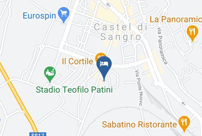 L Aquila - Albergo Il Giardino Del Rio Maps