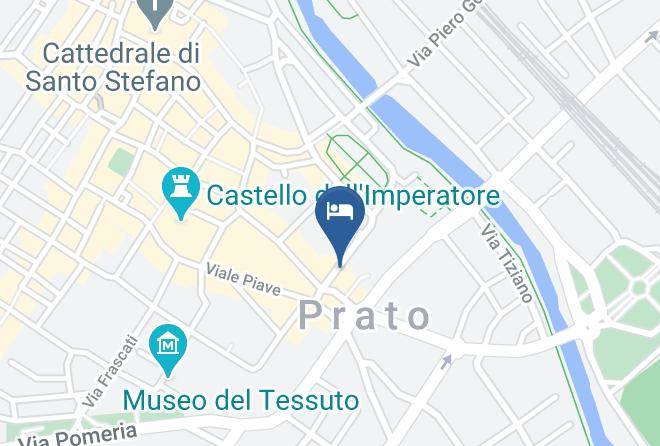 Prato - Albergo Il Giglio Maps