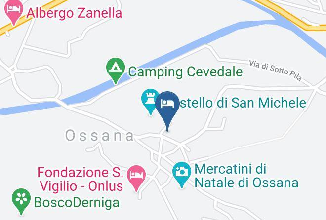 Trento - Albergo Il Maniero Maps