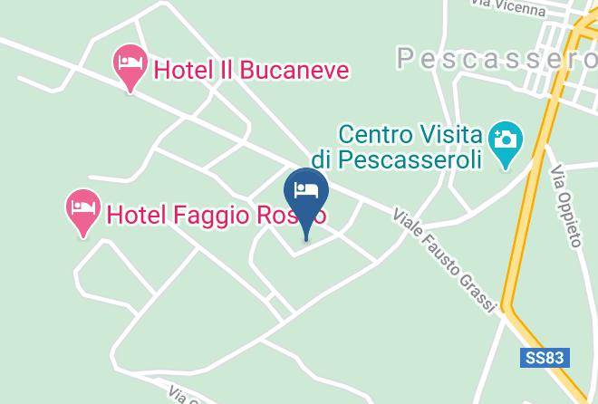L Aquila - Albergo Il Picchio Maps