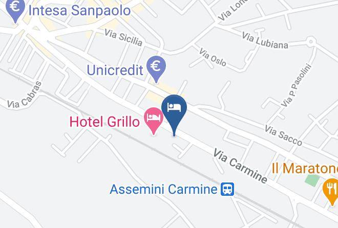 Cagliari - Albergo Il Teatrino Maps