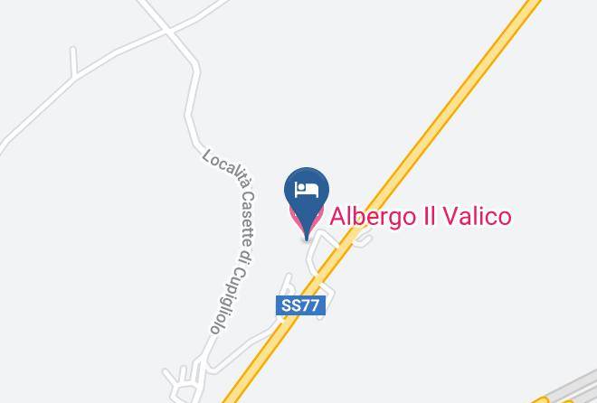 Perugia - Albergo Il Valico Maps