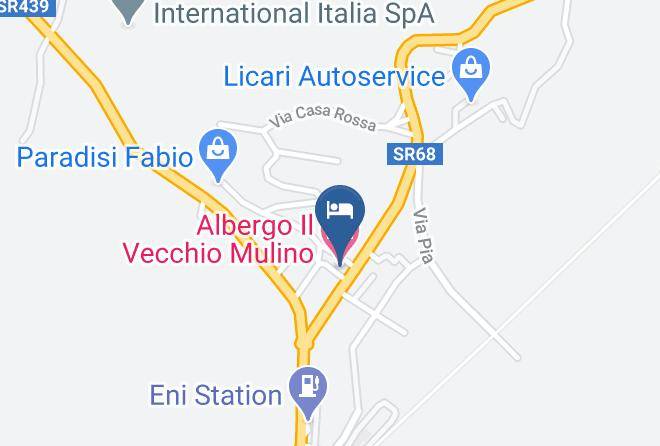 Pisa - Albergo Il Vecchio Mulino Maps