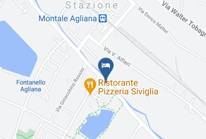 Pistoia - Albergo Il Villino Maps