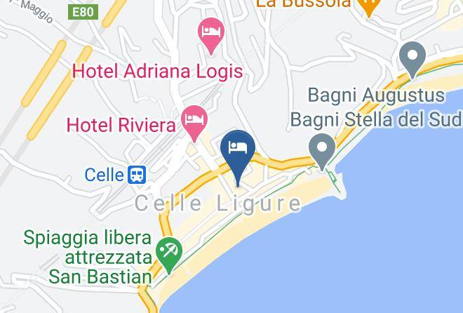 Savona - Albergo Impero Maps