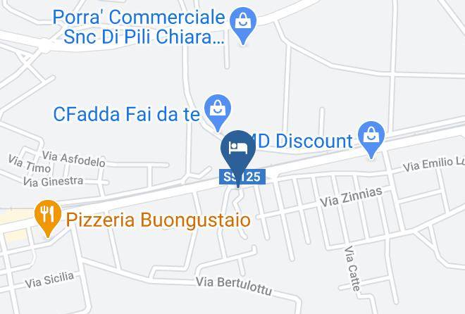 Nuoro - Albergo India Maps
