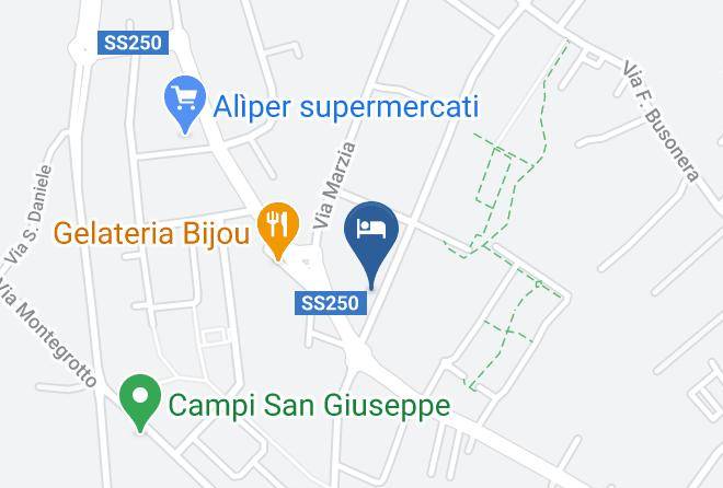 Padua - Albergo Isolabella Maps