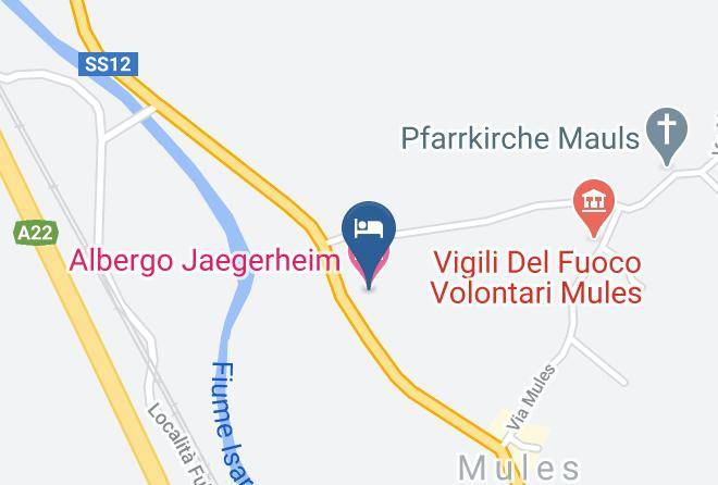 Bolzano - Albergo Jaegerheim Maps