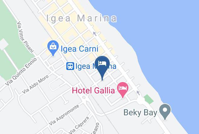 Rimini - Albergo Jalea Maps