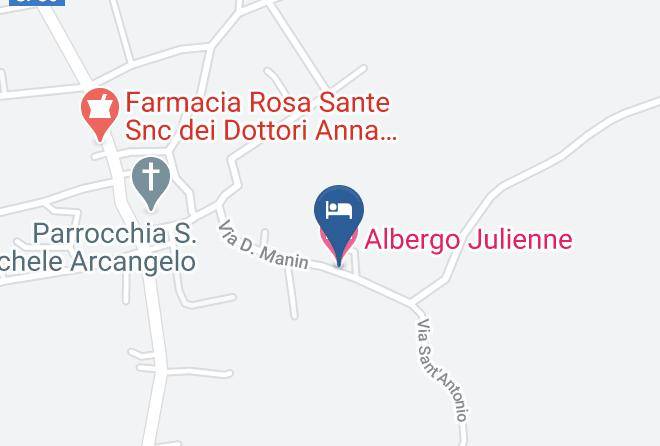 Pordenone - Albergo Julienne Maps