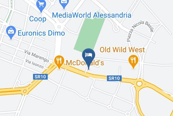 Alessandria - Albergo Keiko Maps