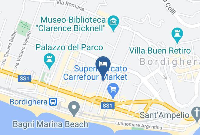 Imperia - Albergo Kristina Maps