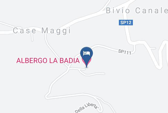 Terni - Albergo La Badia Maps