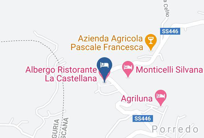 Massa Carrara - Albergo Ristorante La Castellana Maps
