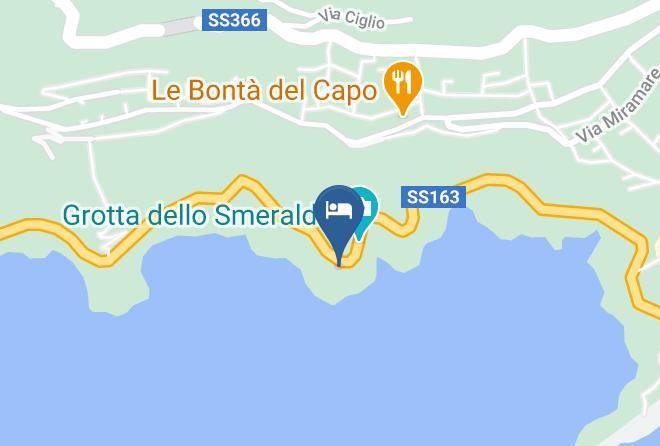 Salerno - Albergo La Conca Azzurra Maps