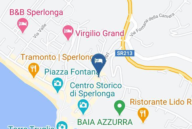 Latina - Albergo La Conchiglia Maps