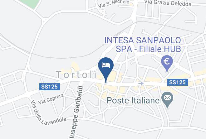 Nuoro - Albergo La Corte Tortoli Maps