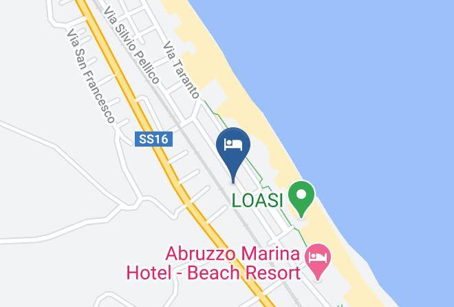 Teramo - Albergo La Cucala Maps