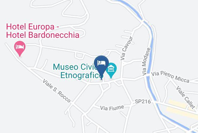 Turin - Albergo La Genzianella Maps